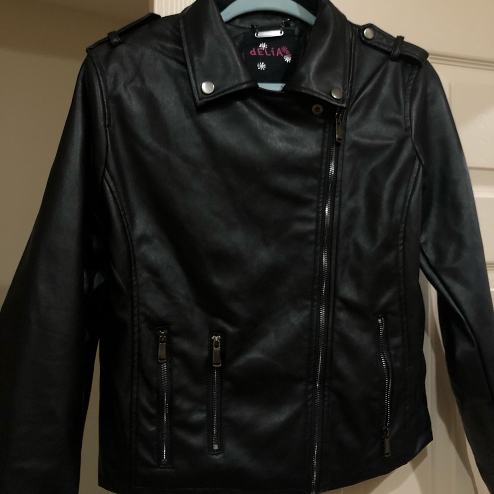Faux Leather Jacket